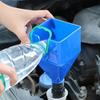 Auto-Tanktrichter, zusammenklappbarer Teleskopschlauch-Tanktrichter, tragbarer freihändiger Tanktrichter, Auto-Ölfüllgerät