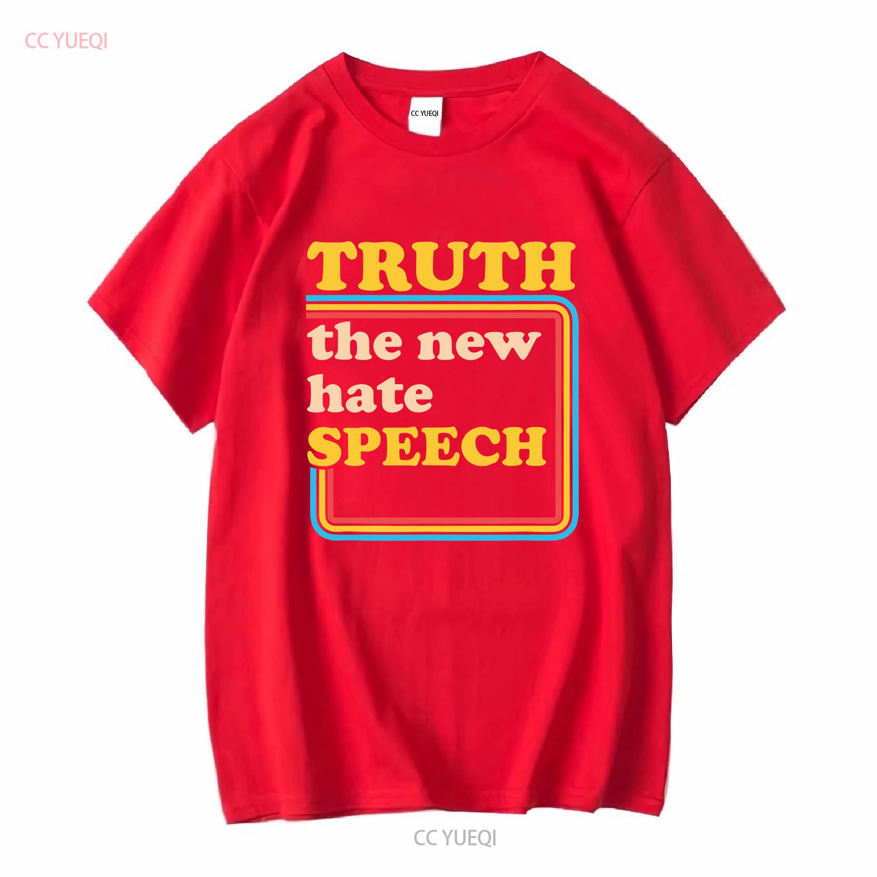 НОВЫЙ ОГРАНИЧЕННЫЙ Truth The Hate Speech Политическая Реальность Футболка S 3XL винтажная Стиранная Унисекс Эластичная homme Универсальная Удобная S