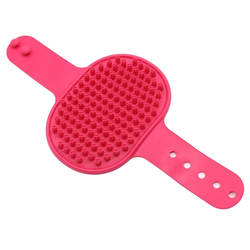 New Multifunctional Soft Rubber Dog Brush Hair Fur Removal with Grip Cat Bath Brush Massage Brush Pet Accessories