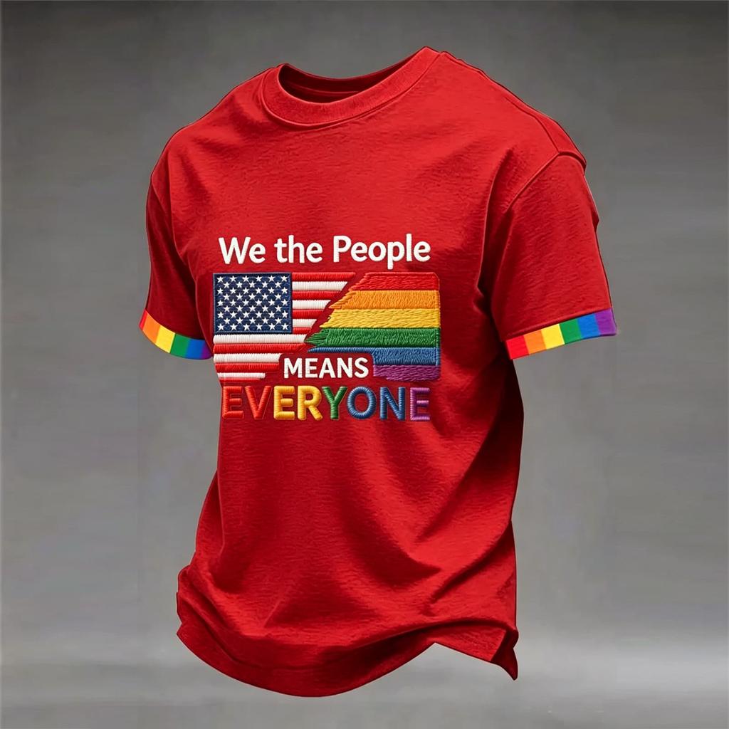 Men's Casual Round Neck Short Sleeve T-Shirt