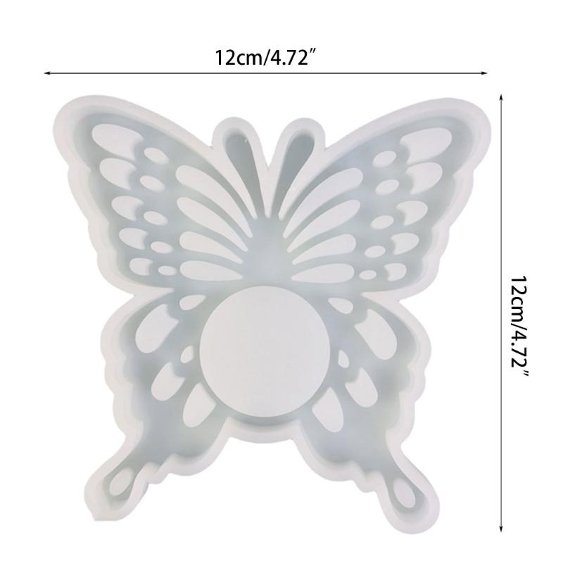 Butterfly Candlestick Resins Moulds Candle Holder Silicone Molds for Table Home Decorations DIY Castings Moulds