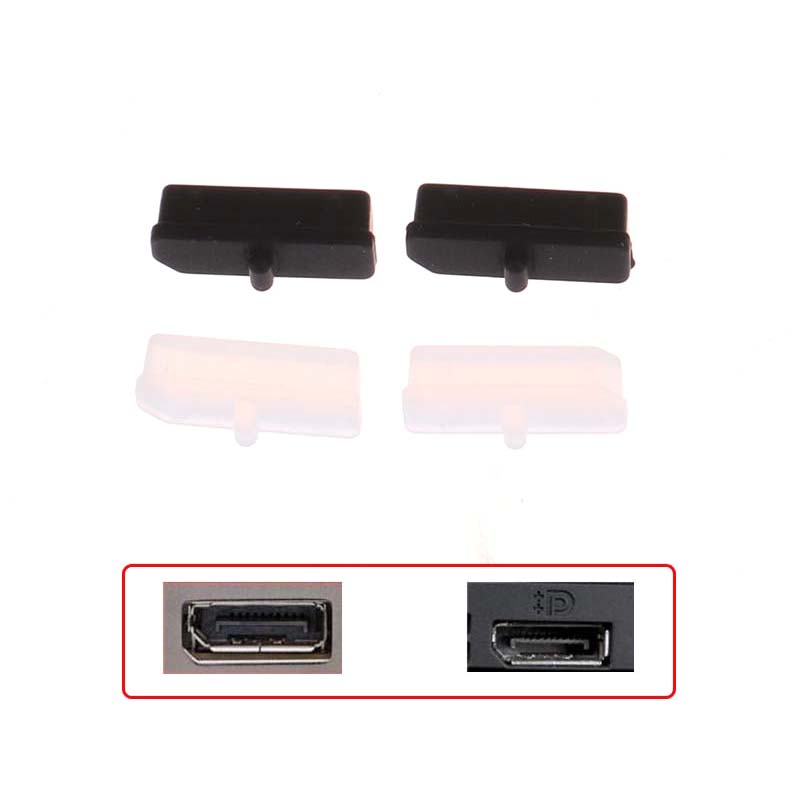 10Pcs/Lot For Display Port Protective Cover Rubber Covers Dust Cap For Computer