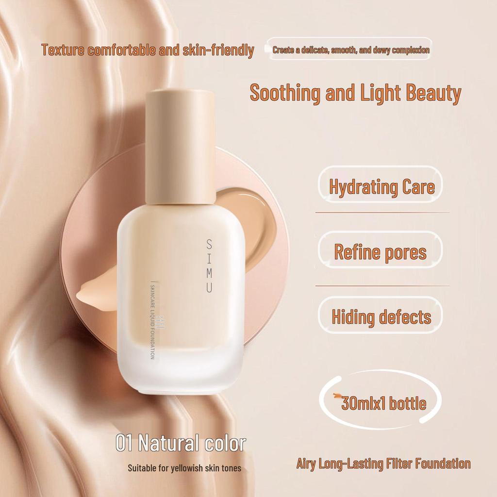 Silk Veil Long-Lasting Non-Caking BB Cream & Concealer for Oily Skin