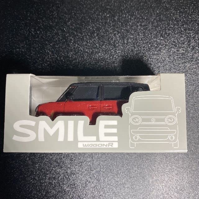 Suzuki Wagon R Smile Pullback Car Miniature Car Phoenix Red Pearl