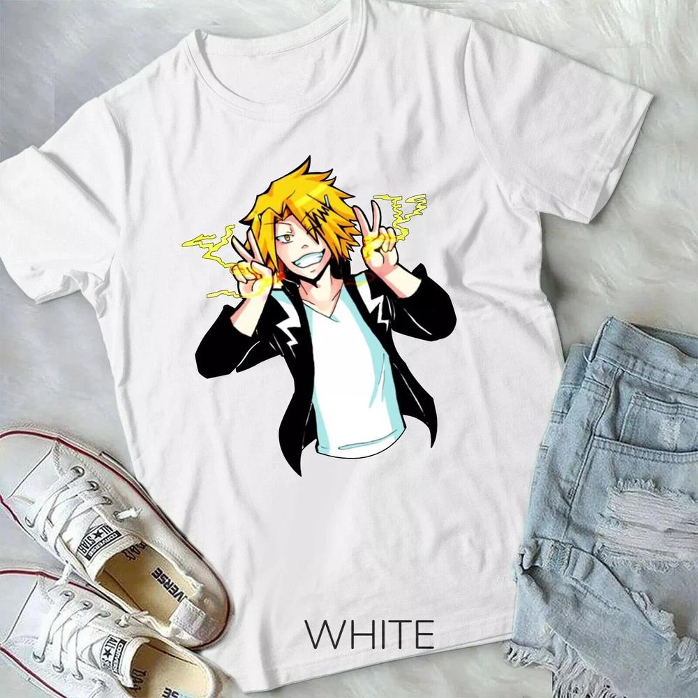 Denki Kaminari My Hero Academia Anime Unisexga Bnh Art Best Anime TShirt White S