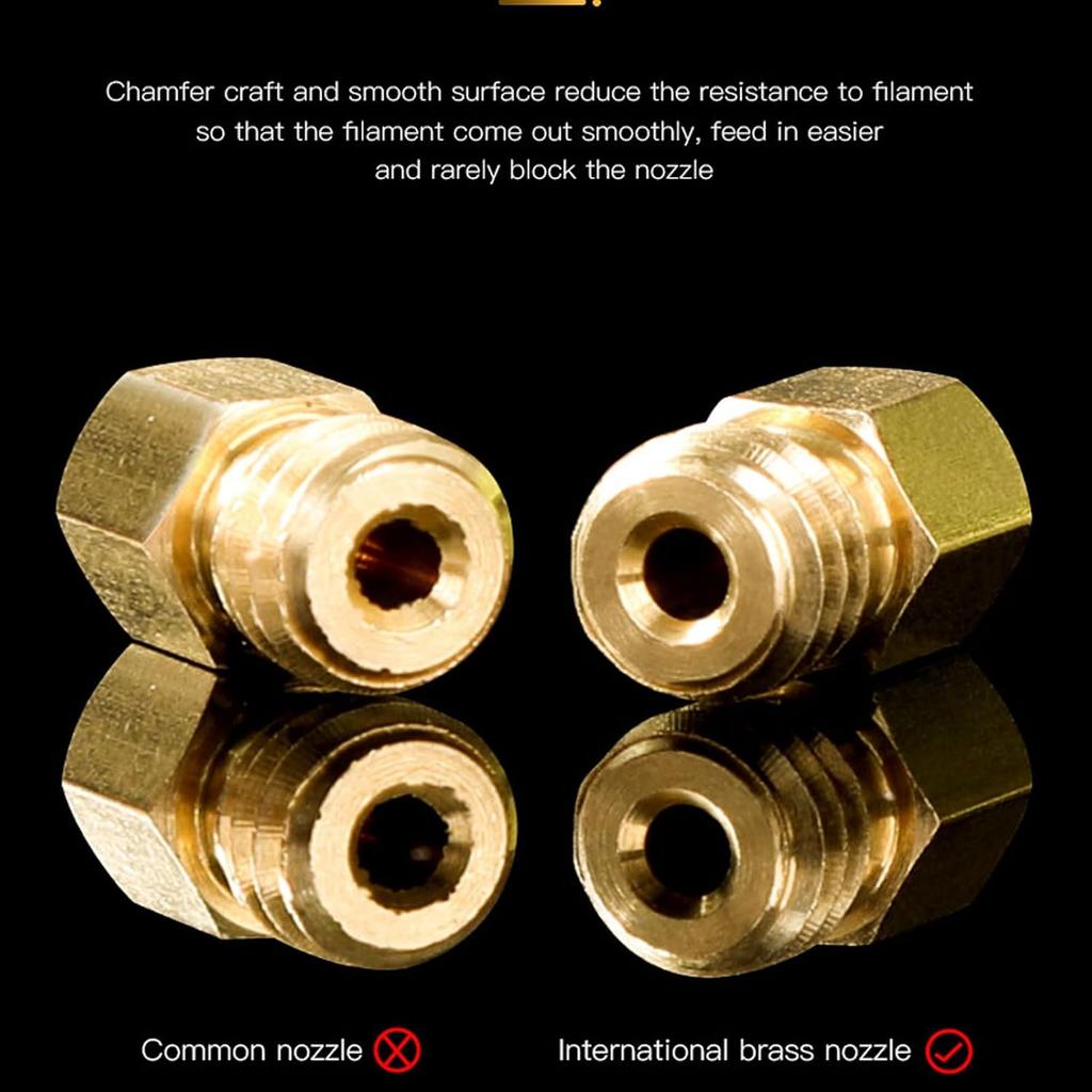 Official Creality Ender 3/Ender 5 0.4mm Nozzles with Socks,for Ender 3 V2/Ender 3 Pro/Ender 3 Max/CR 10 Series 3D Printer Parts