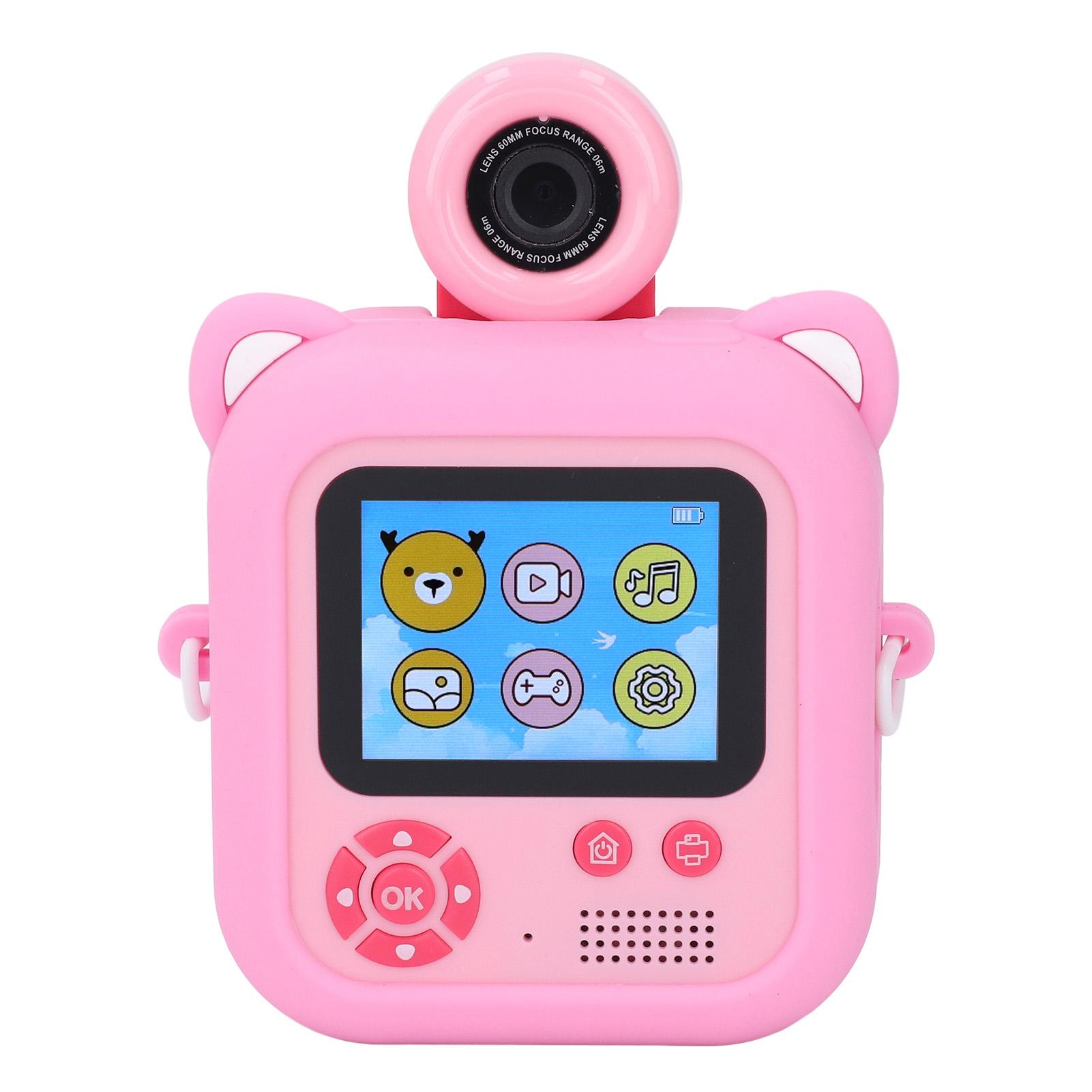 

Цифровая камера 48MP 1920 X 1080P Термопечать 180 градусов Поворотный объектив 2.4 дюймовый экран Цифровой розовый