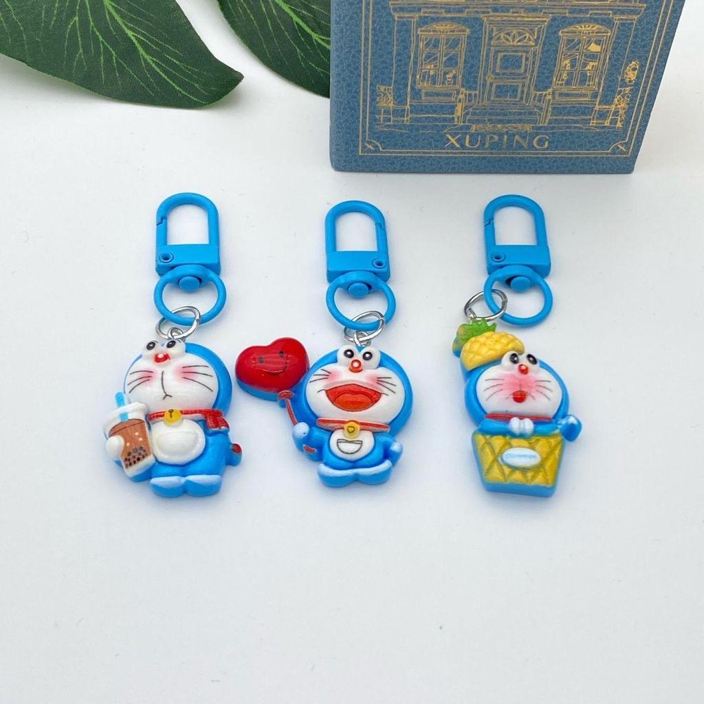 Doraemon Keychain: Cute Schoolbag Charm & Jewelry Accessory for Girls - Best Friend Gift