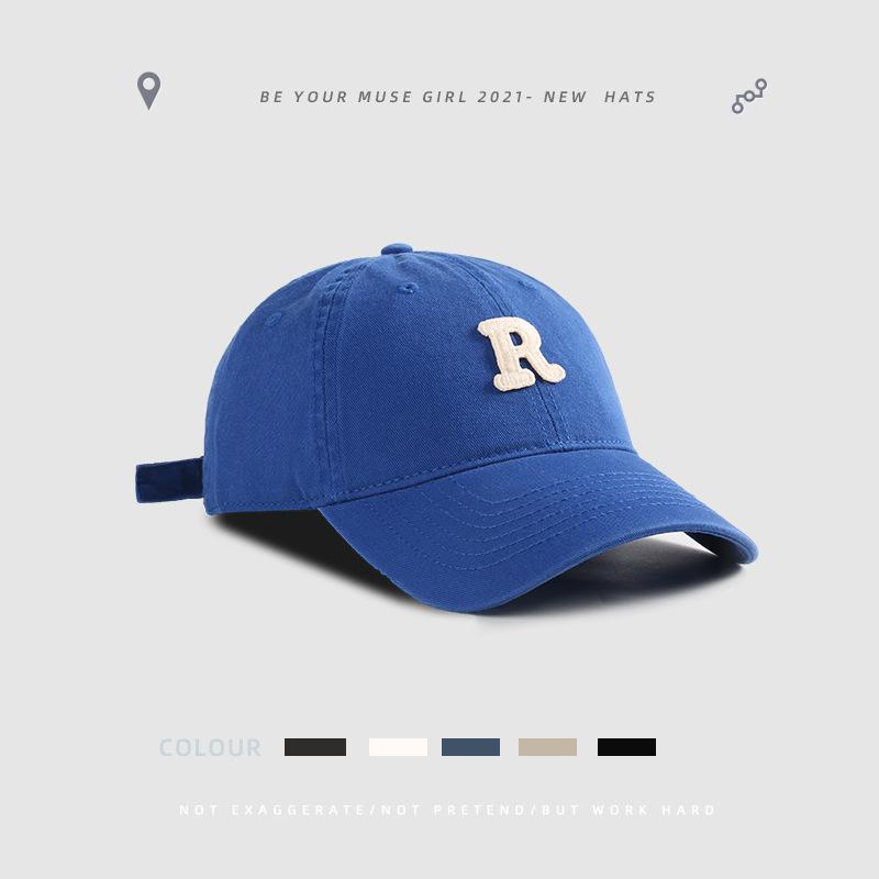 

Simple patch baseball cap student versatile face small outdoor cap M（56-58cm）
