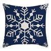 New Christmas Pillowcase Linen Digital Printed Short Plush Christmas Pillowcase Cushion Cover