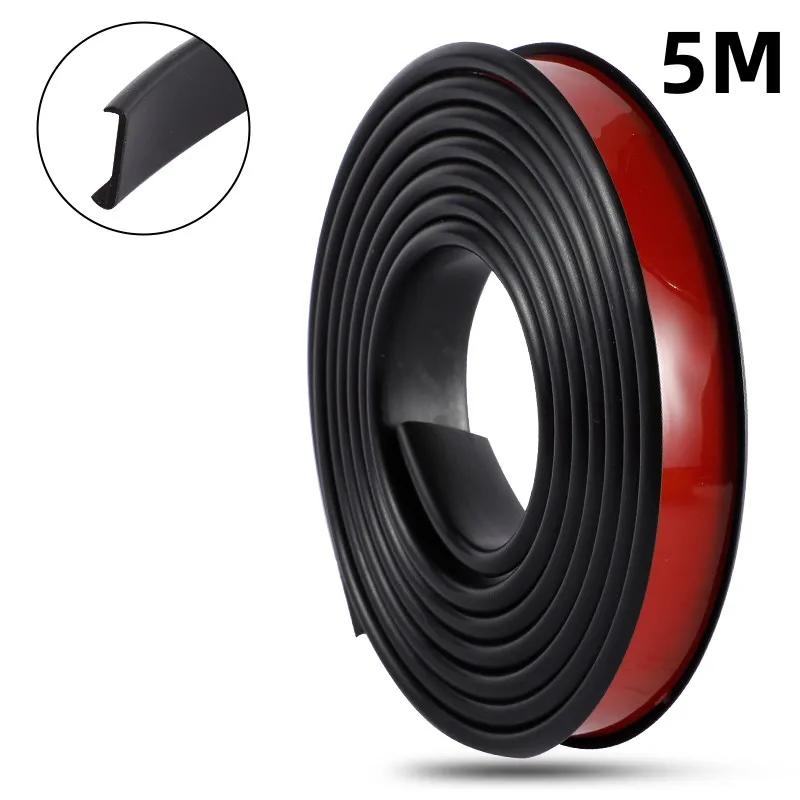 5M U-подібна кромкова стрічка Дерев'яна стрічка для декору шафи Самоклеюча Захисна стрічка для країв меблів, столу, стільця Протиударна стрічка