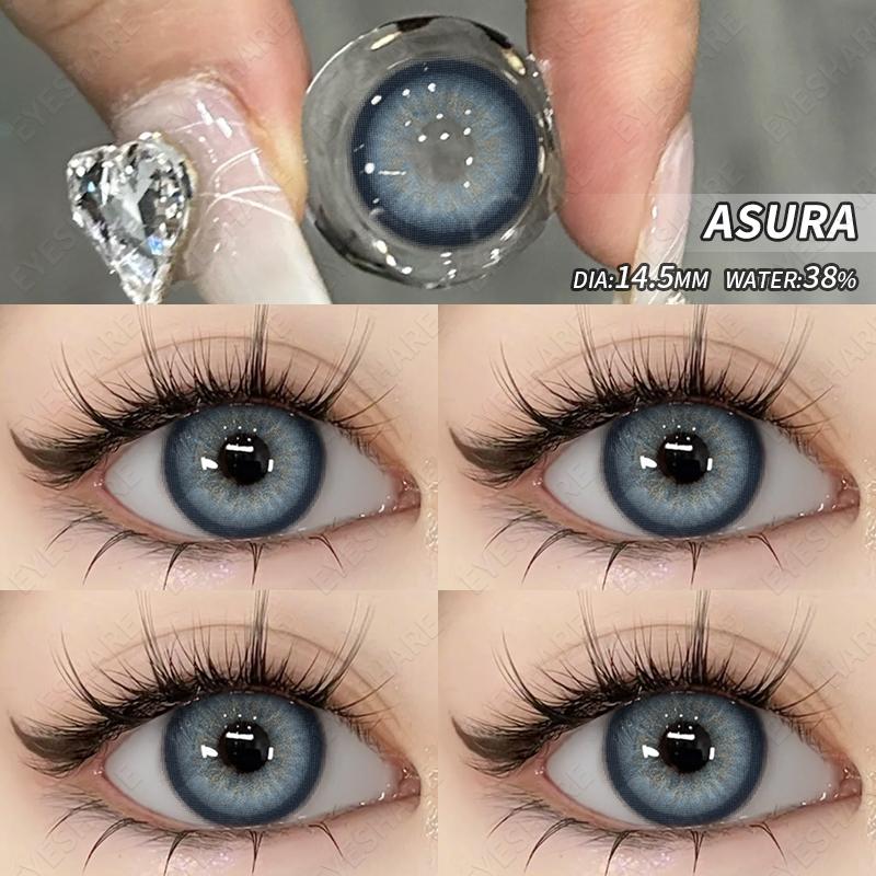 

Кольорові контактні лінзи для очей Eyeshare 2 шт. Високоякісні модні блакитні лінзи Коричневі натуральні лінзи Красуні контактні лінзи для очей