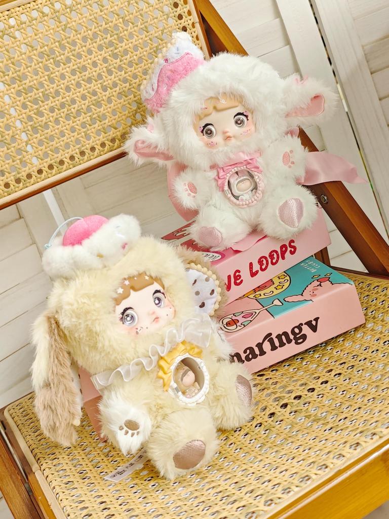 Nommi Sweetheart Series Plush Blind Box 22cm Includes Individual Accessories 3 Interchangeable Eye Parts Rotating Legs Amaryllis Monri Can Be Stored