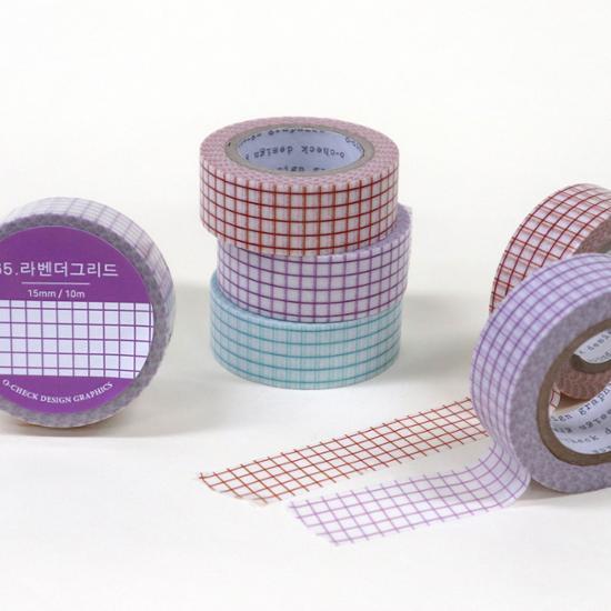 OCHEK Μοτίβο Πλέγματος Χαρτοταινία Μασκαρίσματος (Επιλέξτε 1 από 3 τύπους), μια δημοφιλής φράση στην Κορέα