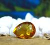8.20 Carat Looking Nice Yellow Alexandrite Pear Shape Russia Certified Gemstone SN579