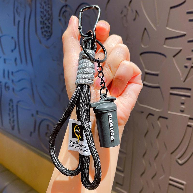 High-Grade Mini Fitness Equipment Keychain Charms & Ornaments