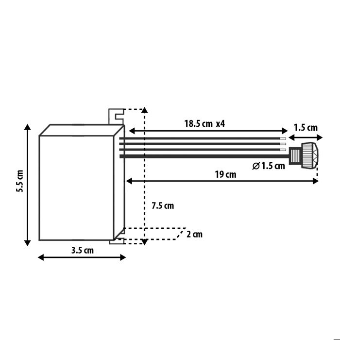 Maclean Twilight Sensor, with External Probe, 12-24v Dc Mce34 V