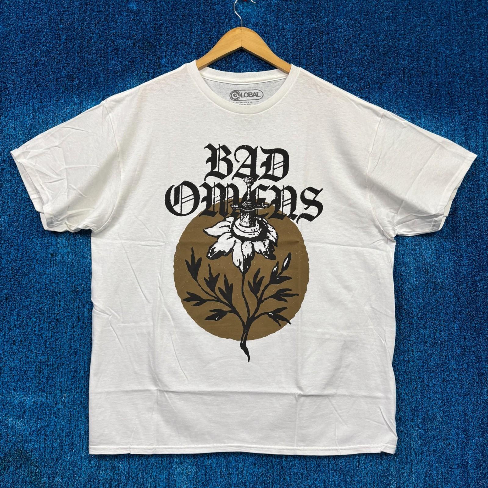 Bad Omens Футболка с принтом The Death of Peace of Mind, оверсайз, размер XL, унисекс XXXXL