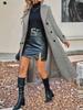 Fashion Autumn Winter Double Button Warm Wool Coat Overcoat