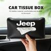 Car Sun Visor Tissue Storage Box Tissue Holder Scratch Proof Easy Clean For Jeep Grand Cherokee Patriot Renegade Compass