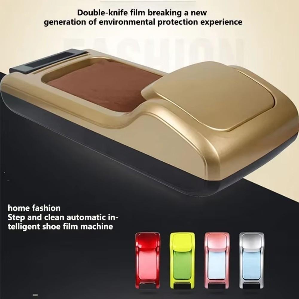 Hands-Free Automatic Shoe Film Dispenser Dustproof Step on Design Intelligent Shoe Cover Box Sanitary Fully Automatic