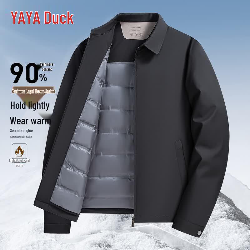 YAYA Men s Winter Lapel Down Jacket 2XL