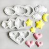 Number Design Chocolate Mold Heart Shape Resin Clay Mold New Silicone Mold  Cake Decorating