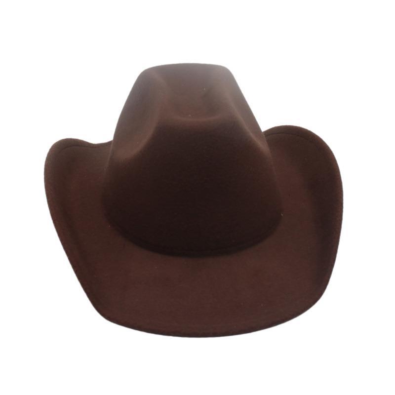 Ny Hög Hatt Herr- Och Damkläder High-End Brittisk Stil Gränsöverskridande Hetsäljande Europeiska Och Amerikanska Cowboyhattar, Berömd Stil Tibetanska Grossisthattar