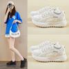 New Dad Shoes for Women In Summer Student Sports and Leisure Mesh Breathable High-rise Street Shot