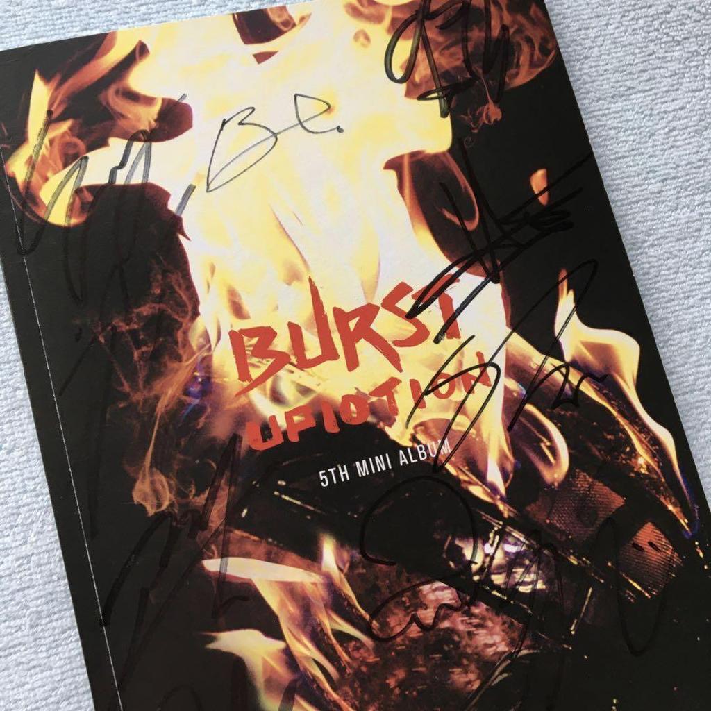 [USED] UP10TION Autographed 5th Mini Album 'BURST'