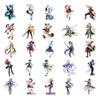 10/30/50pcs Genshin Impact Cartoon Game Stickers Cute Anime Girl Character Sticker DIY Skateboard Notebook Phone Decals Toy Gift