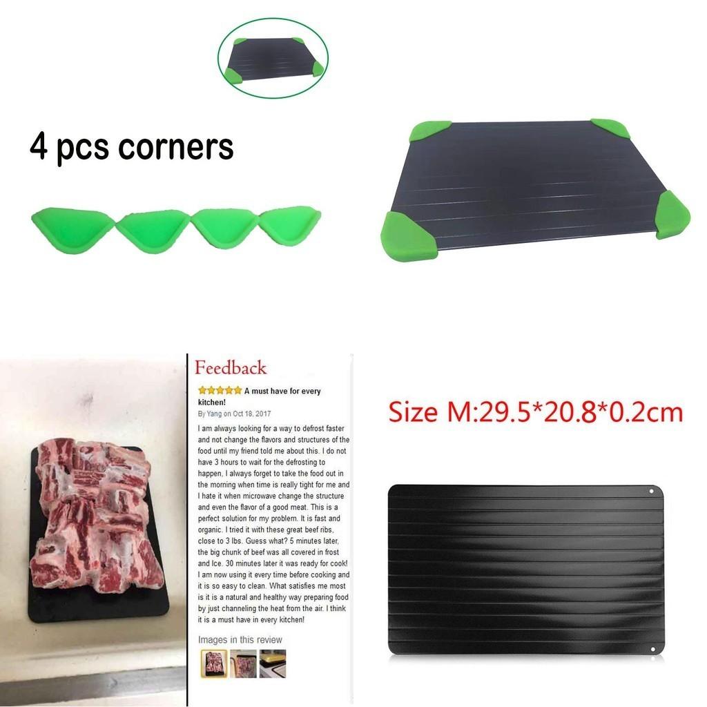 Premium Fast Defrosting Tray For Effortless Thawing Of Meat And Fruits At Home