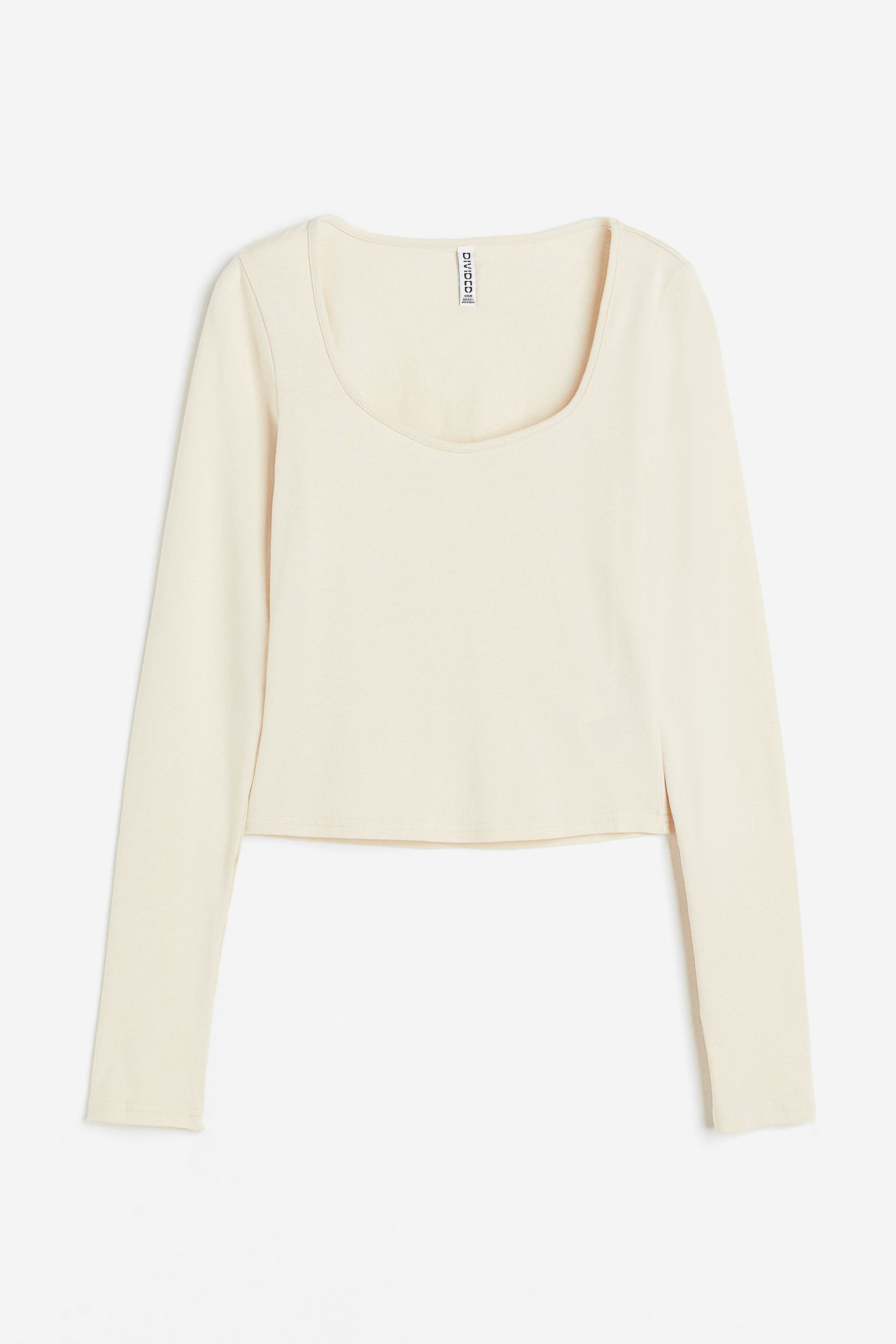 

Топ из джерси с длинными рукавами