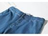 YPFF High-Waist Slim Fit Denim Pencil Pants - European & American Style, High Elasticity, Hip Lifting, Solid Color, Autumn Collection.