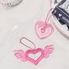 Hollow Heart Pendants Photo Album Decoration Key Chain Album Pendant Keychain Keyring Bag Key Decoration