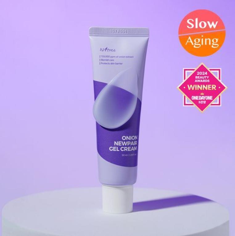 ISNTREE Onion Newpair Gel Cream 50ml – Calming & Blemish Care for Sensitive Skin
