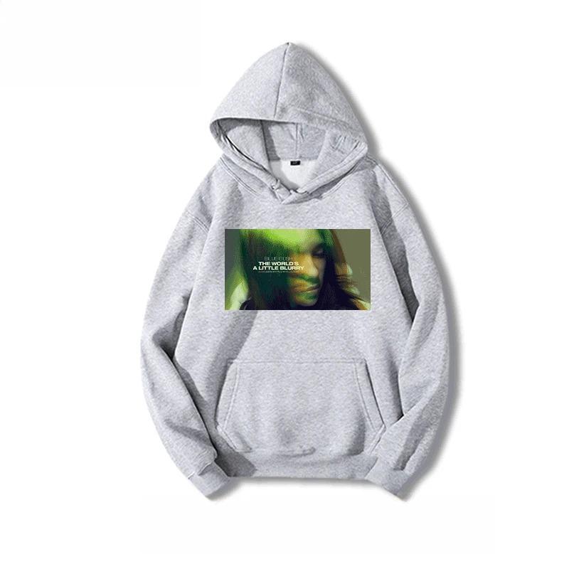 Hip-hop Rap Figure Singer Graphic Print Hoodie Loose and Male and Female Street Oversized Hoodie Trend