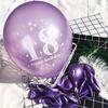 Gold Adult Printed Pearlised Latex Decoration Party Supplies Balloons 18th Happy Birthday