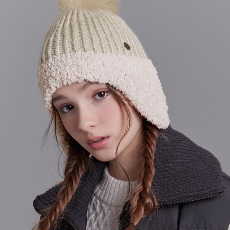 

Вязаная шапка-ушанка WHITE SANDS Hayes (2 цвета) BEIGE_Free