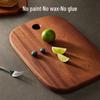 Yi Ceng Ebony Wood Oval Cutting Board