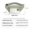 Stylish Women's Fanny Pack Large Capacity Multi-layer Portable Outdoor Breast Bag Wear-resistant Simple Sports Messenger Mobile
