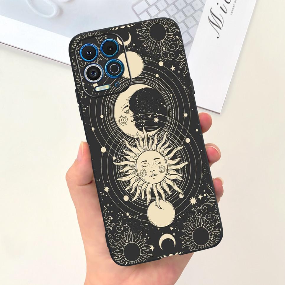 For Cover Motorola Edge S 5G / Motorola Moto G100 Gothic Style Black Cat Cool Pattern Funda Etui For MotoG100 EDGES Soft TPU Bag