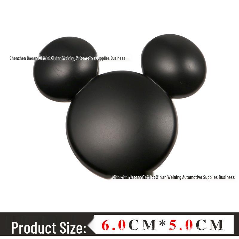 Mickey Mouse Metal Car Sticker - Decorative Tail Mark for All Car Models