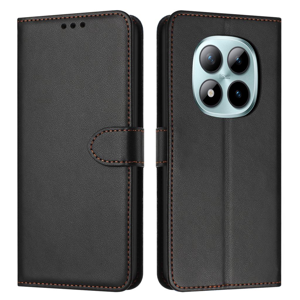 Für Xiaomi Redmi Note 15 Pro 4G (Global) Hülle Ständer Brieftasche Leder Handyhülle mit Riemen