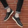 Genuine Leather Men Shoes outdoor black white Casual Shoes Lace up Mens Sneakers Italian Breathable Tenis flats Shoes men
