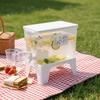 Large Capacity 3.5L Faucet Drink Dispenser With Stand Juice Jug Beverage Dispenser  Lemonade