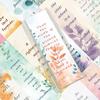 30 Watercolor Bible Bookmarks Cartoon Cute Reading Book Pages Book Labeling Decoration Student Creative Gifts Diy