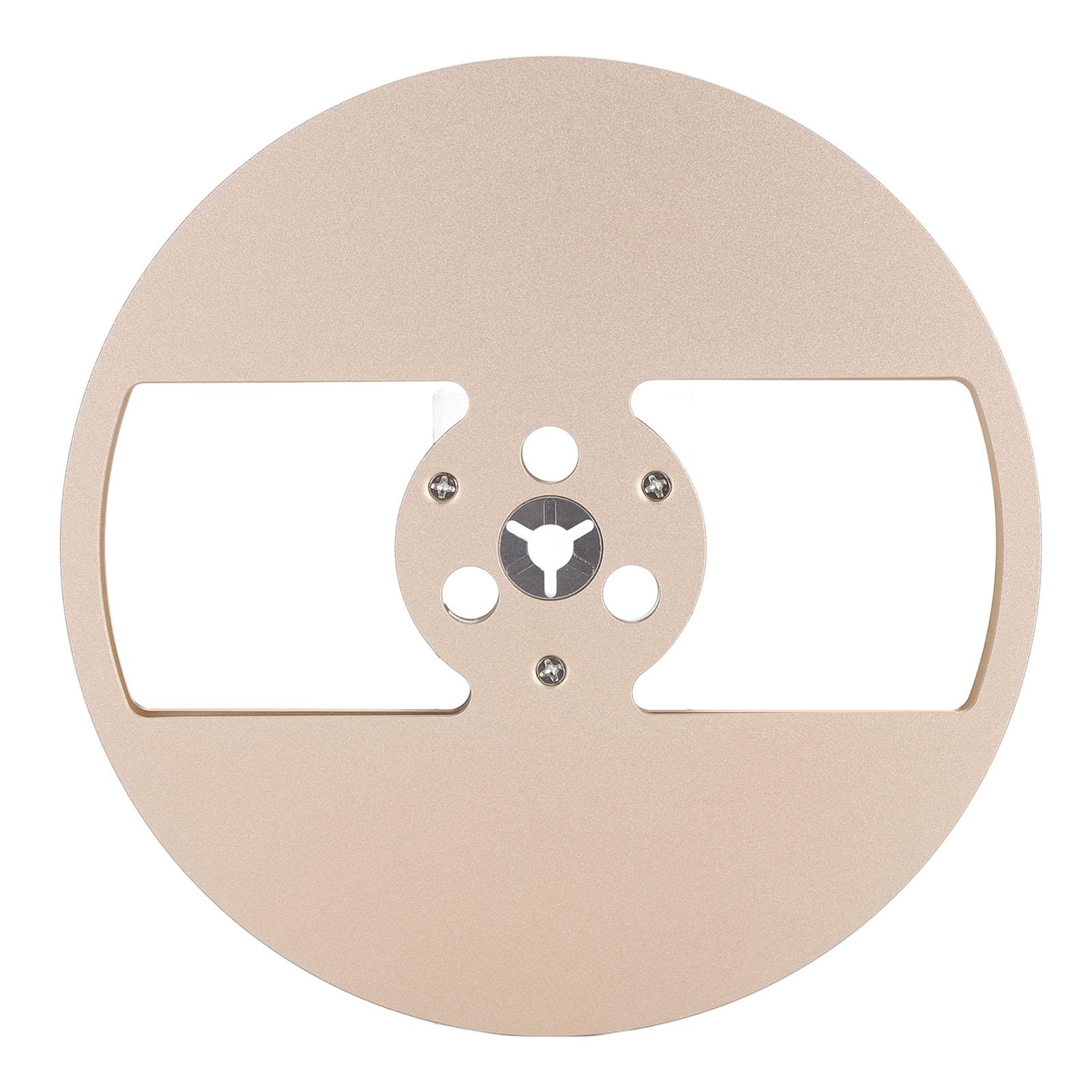 

1 4 7-дюймовая пустая катушка для ленты 2 отверстия Универсальная катушка для намотки звуковой ленты для записи Машина для намотки ленты на катушку золотой