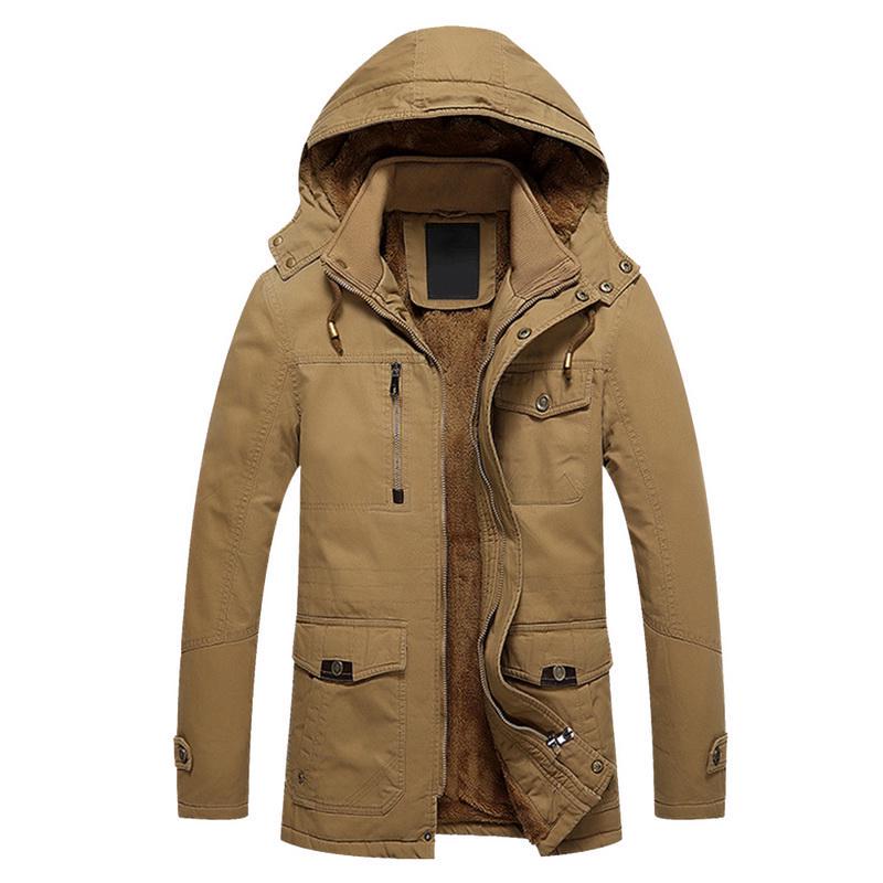 man hooded jacket coat