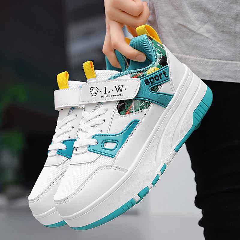 Boys Roller Skating Sneakers Fashion Roller Skates Ultralight Roller Skates Children Children's Casual Sports Girls Boots